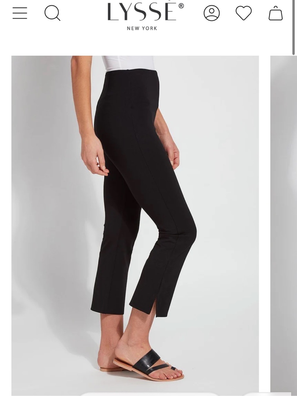 Lysse Ankle Pleated Dress Trouser Pants XS True Navy BNWT!